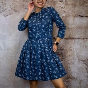 Vintage Gap | Blue Floral Dress